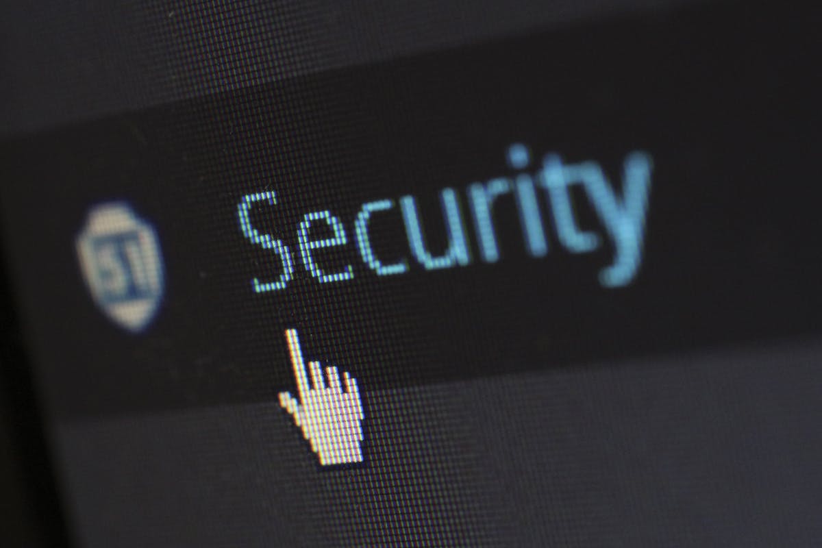 Security padlock on a computer keyboard — SME data protection